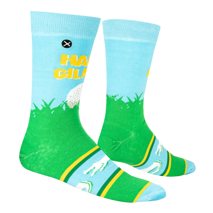 Happy Gilmore Swing - Happy in the Rough - Knit Socks