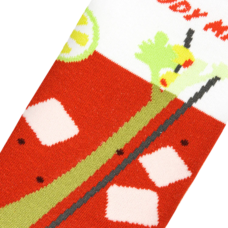 Bloody Mary Recipe Socks - Womens