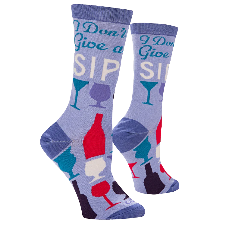 Don&#39;t Give a Sip Socks - Womens