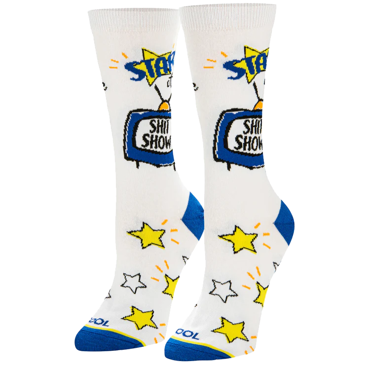 Star Of The Shit Show Crew Socks - Womens