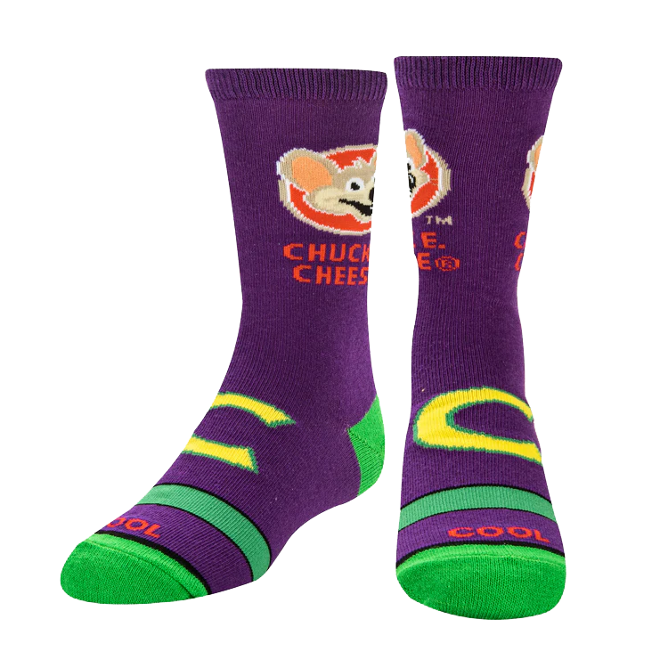 Chuck E Cheese Socks - Kids - 7-10