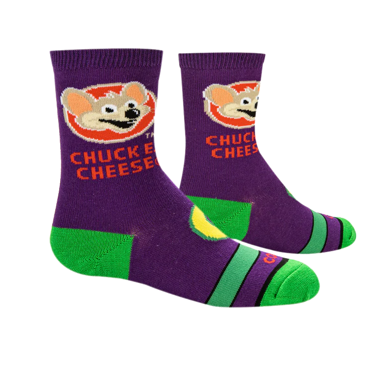 Chuck E Cheese Socks - Kids - 4-7