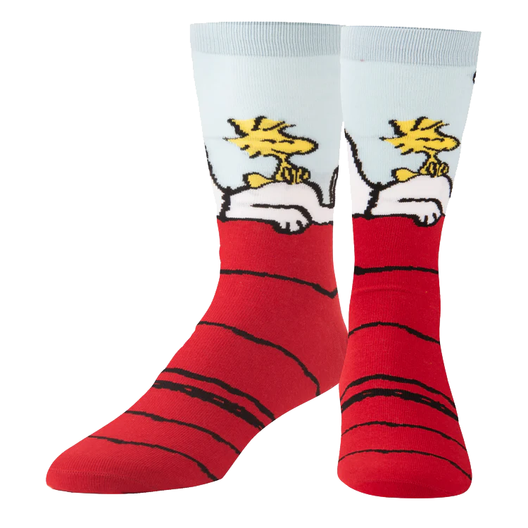 Charlie Brown Socks - Snoopy and Woodstock