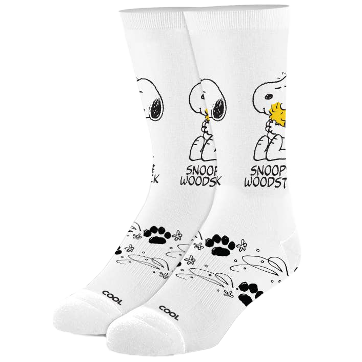 Snoopy &amp; Woodstock - Mens Crew Folded