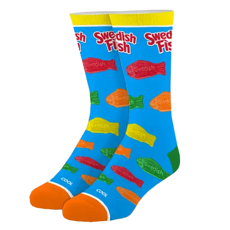 Swedish Fish Flavors Socks - Mens