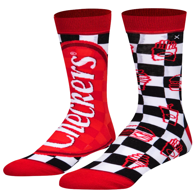 Checkers Split - Mens Crew Straight