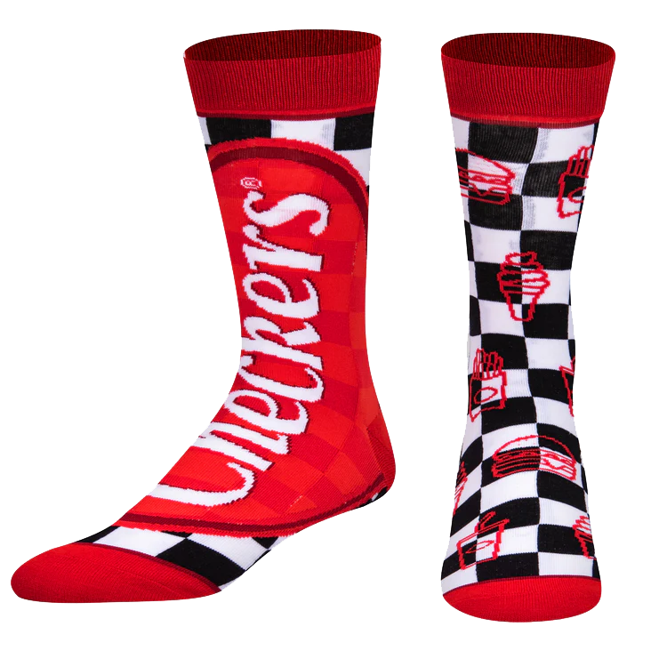 Checkers Split - Mens Crew Straight