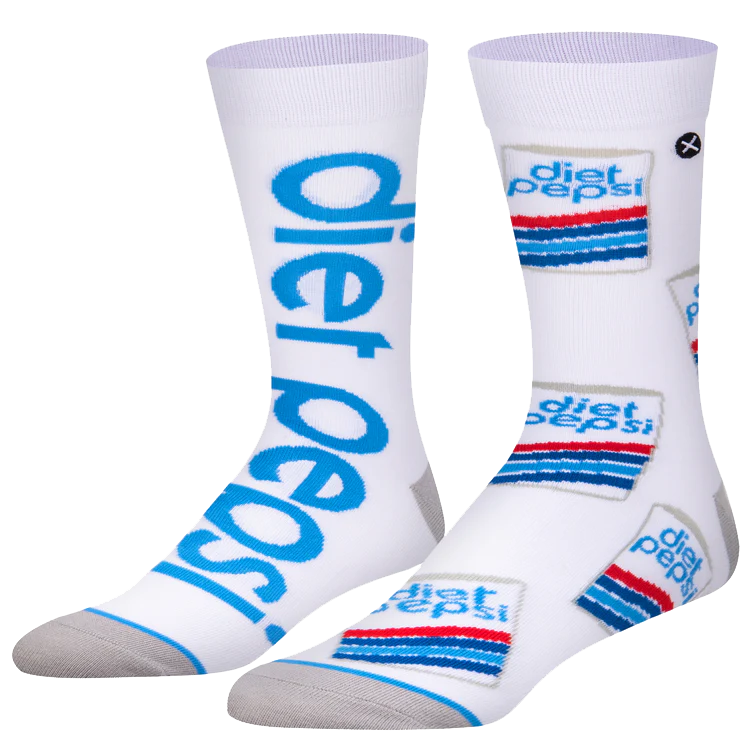 Diet Pepsi Split - Mens Crew Straight