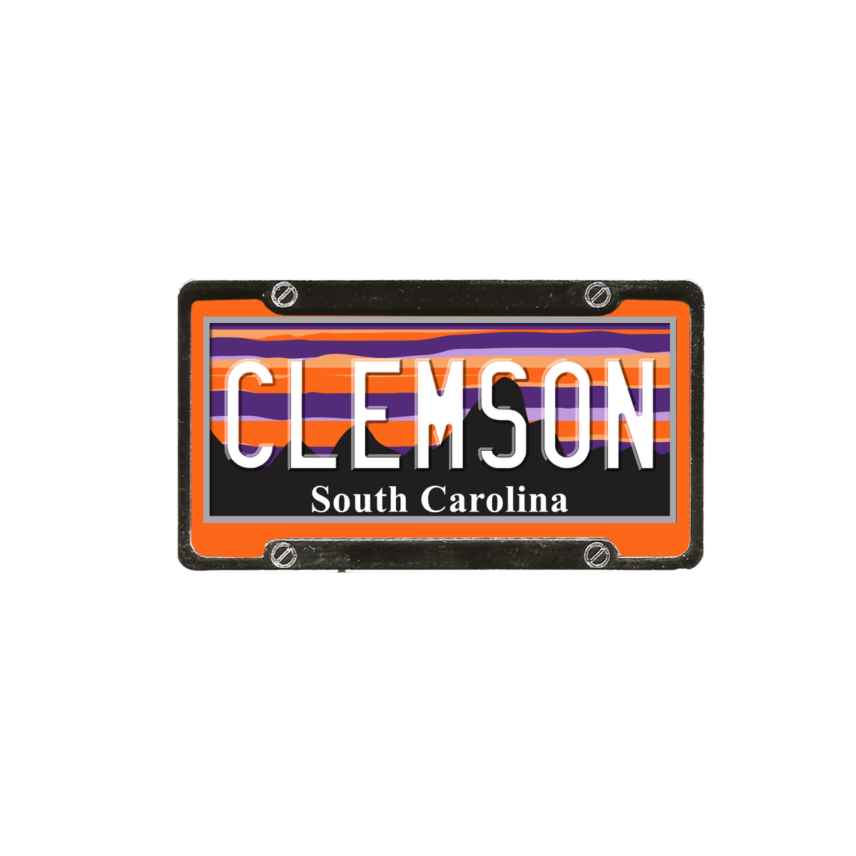 Clemson License Plate Magnet