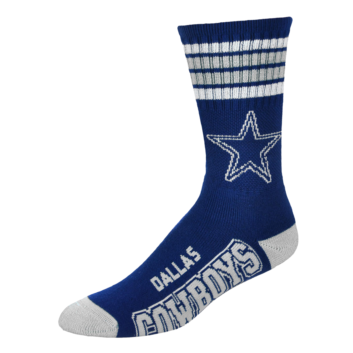 Dallas Cowboys - 4 Stripe Deuce Socks