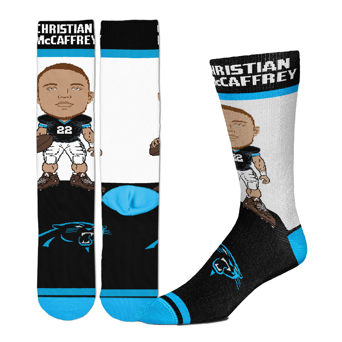 Carolina Panthers # Player - Christian Mccaffrey - Socks