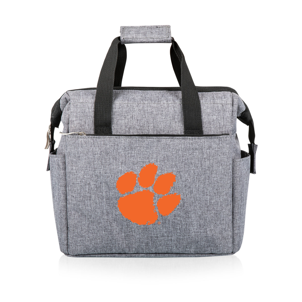 Clemson Tigers - On The Go Lunch Bag Cooler, (Heathered Gray)