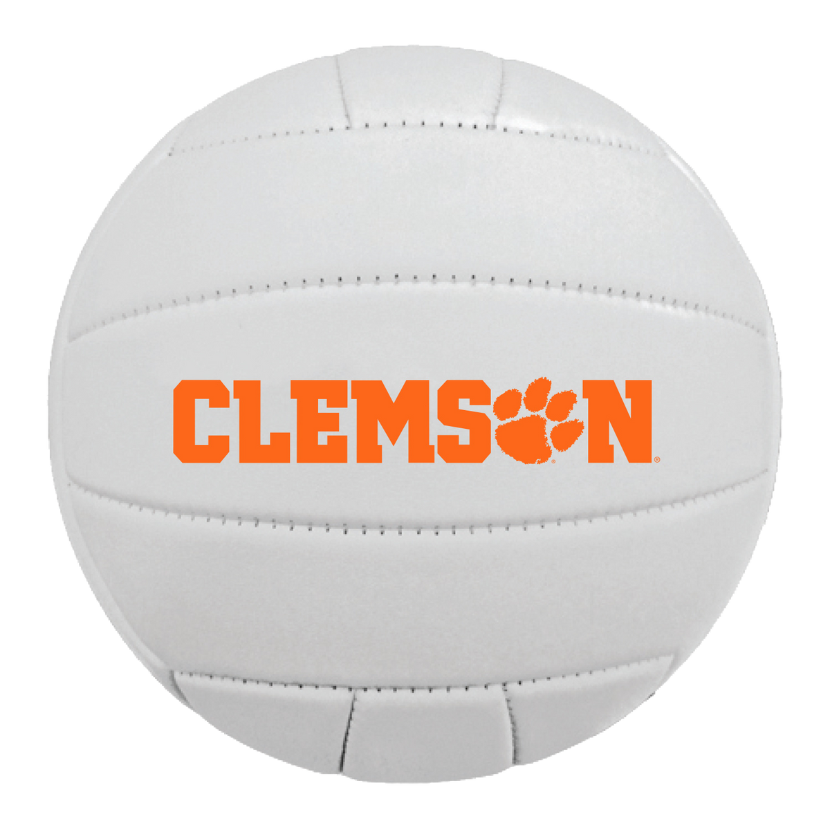 Clemson Full Size Synthetic Leather Volleyball with Paw