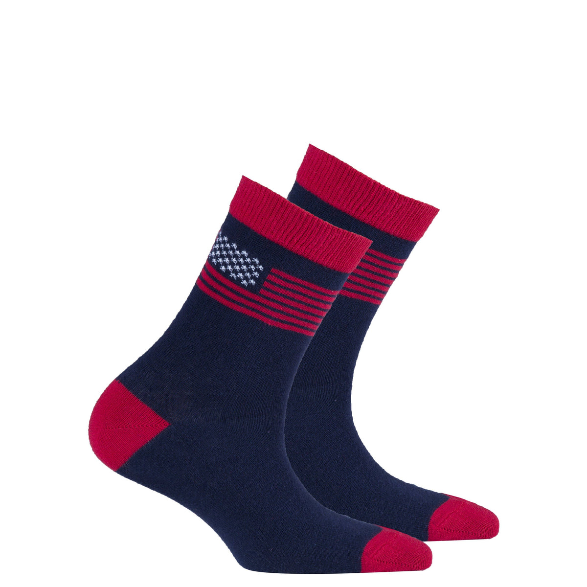 USA Flag Crew Socks - Kids - Large