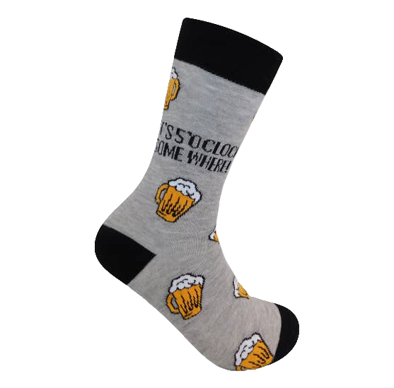 5 O&#39;Clock Somewhere Beer Socks