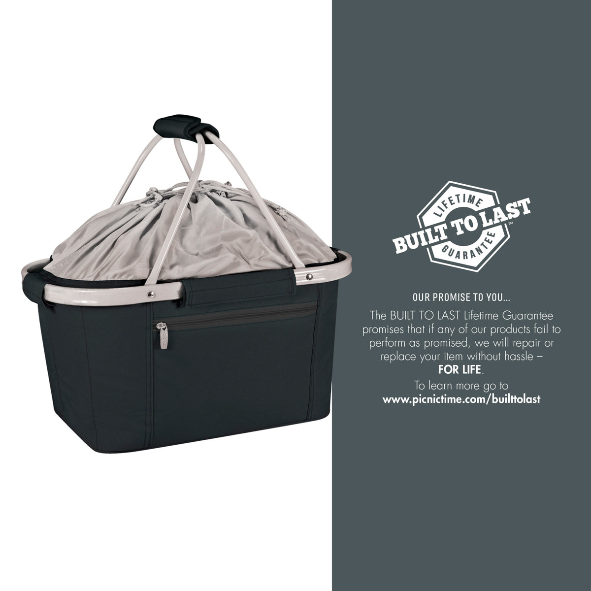 Clemson Tigers - Metro Basket Collapsible Cooler Tote, (Black) | Online Exclusive