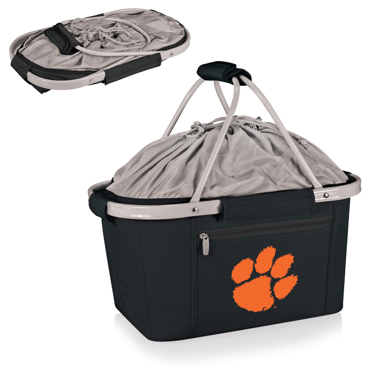 Clemson Tigers - Metro Basket Collapsible Cooler Tote, (Black) | Online Exclusive