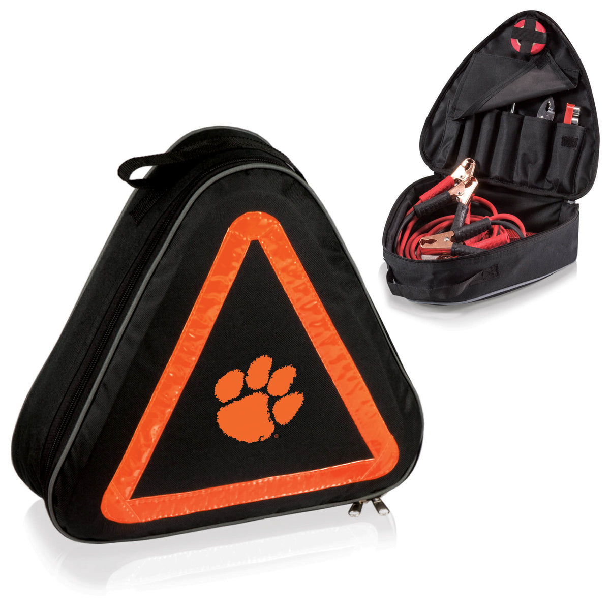 Clemson Tigers - Roadside Emergency Car Kit, (Black with Orange Accents) | Online Exclusive