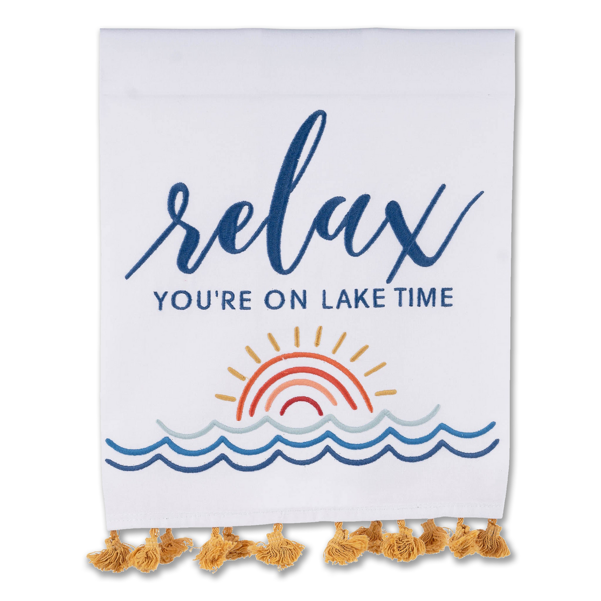 You&#39;re on Lake Time Tea Towel
