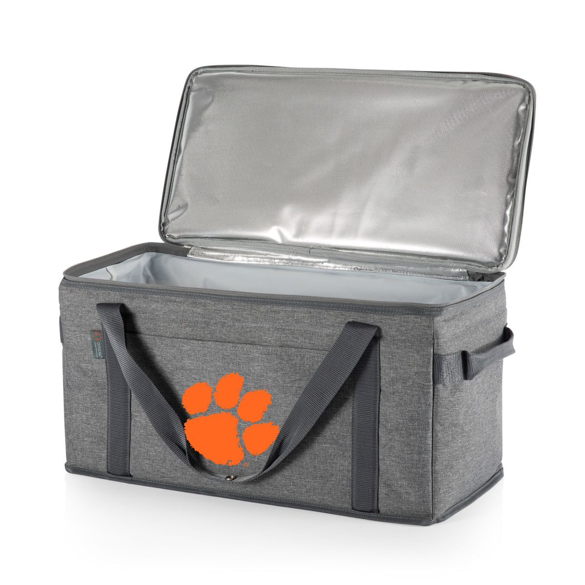 Clemson Tigers - 64 Can Collapsible Cooler, (Heathered Gray) | Online Exclusive