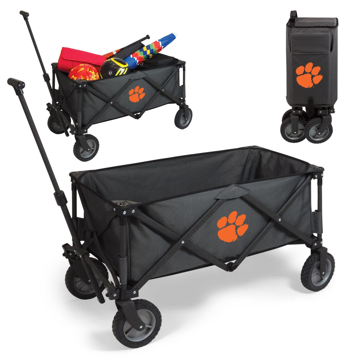 Clemson Tigers - Adventure Wagon Portable Utility Wagon, (Dark Gray) | Online Exclusive