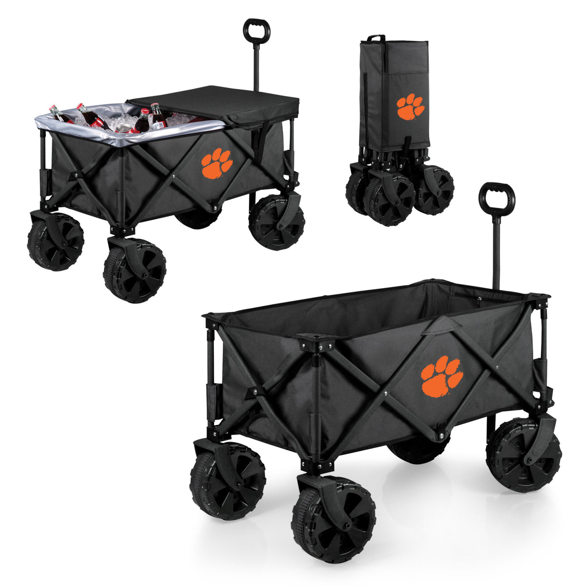 Clemson Tigers - Adventure Wagon Elite All-Terrain Portable Utility Wagon, (Dark Gray) | Online Exclusive