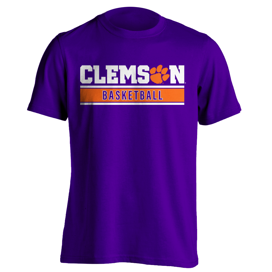 Clemson Basketball Tee | MRK Exclusive - Purple