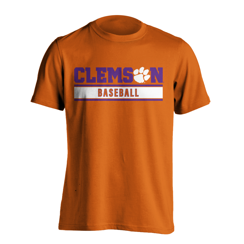 Clemson Baseball Tee | MRK Exclusive - Youth - Orange