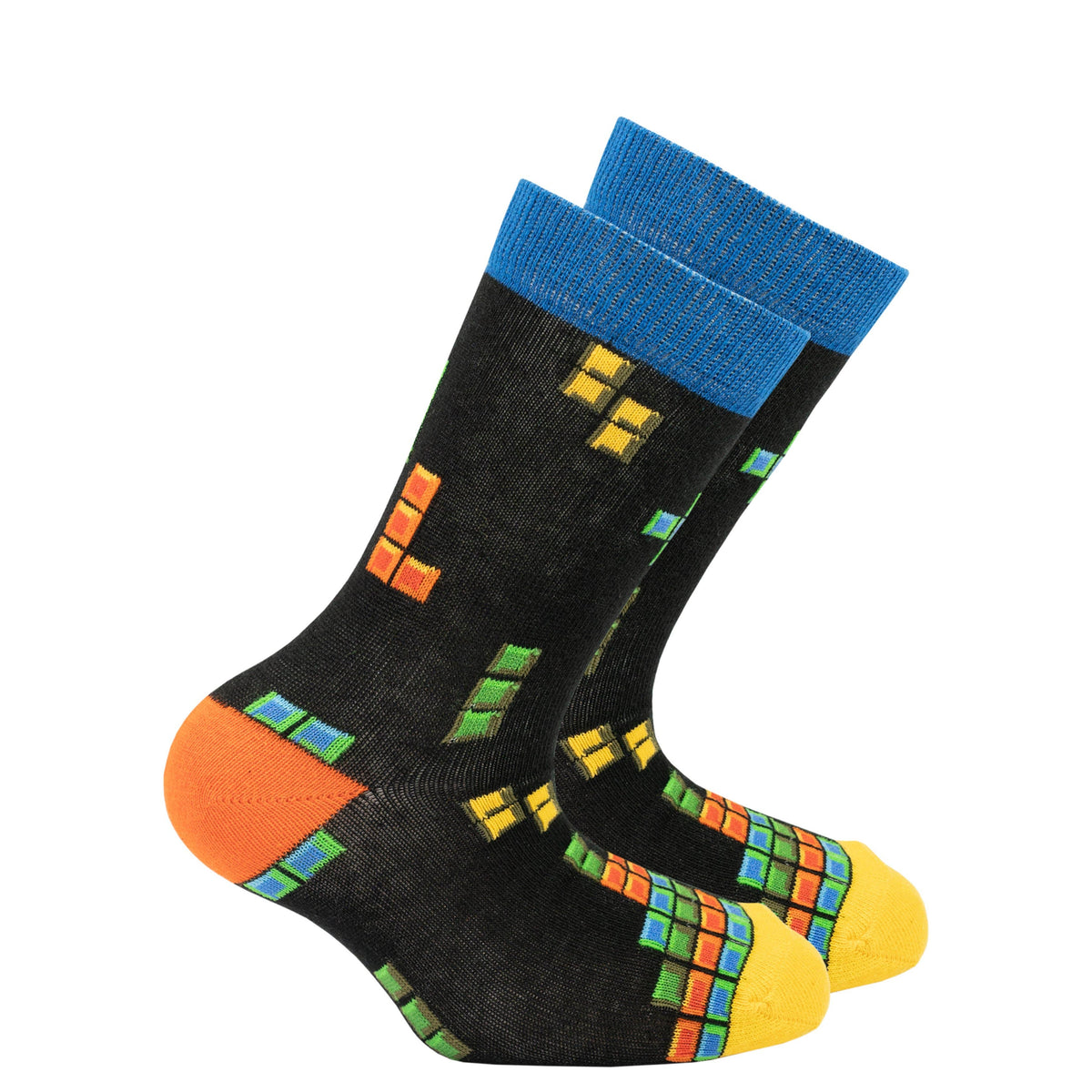 Blocks Crew Socks - Kids