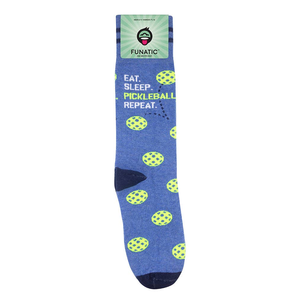 Eat. Sleep. Pickleball. Repeat. Socks