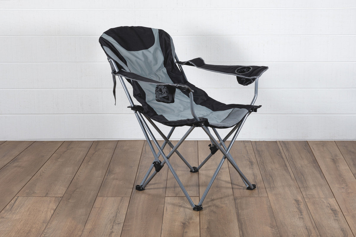 Clemson Tigers - Reclining Camp Chair, (Black with Gray Accents) | Online Exclusive