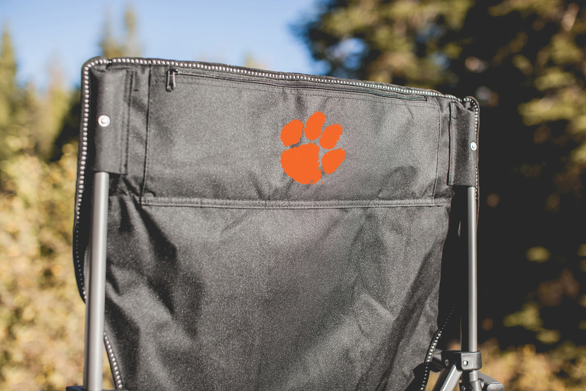 Clemson Tigers - Big Bear XXL Camping Chair with Cooler, (Black) | Online Exclusive