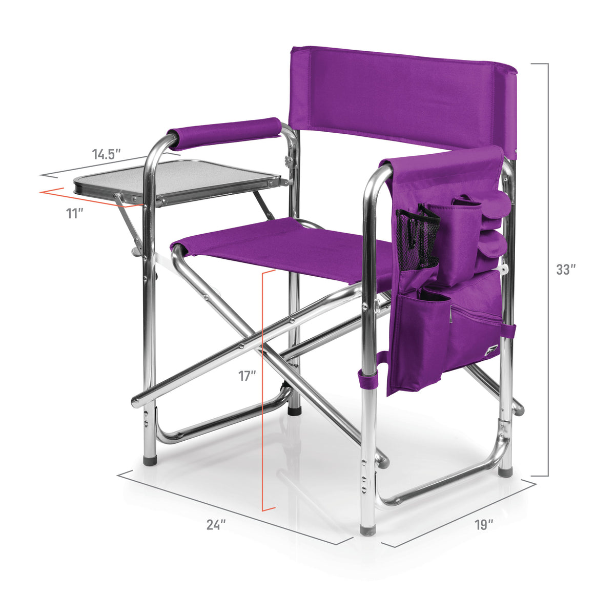 Clemson Tigers - Sports Chair, (Purple) | Online Exclusive