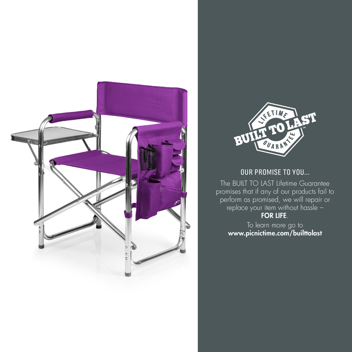 Clemson Tigers - Sports Chair, (Purple) | Online Exclusive