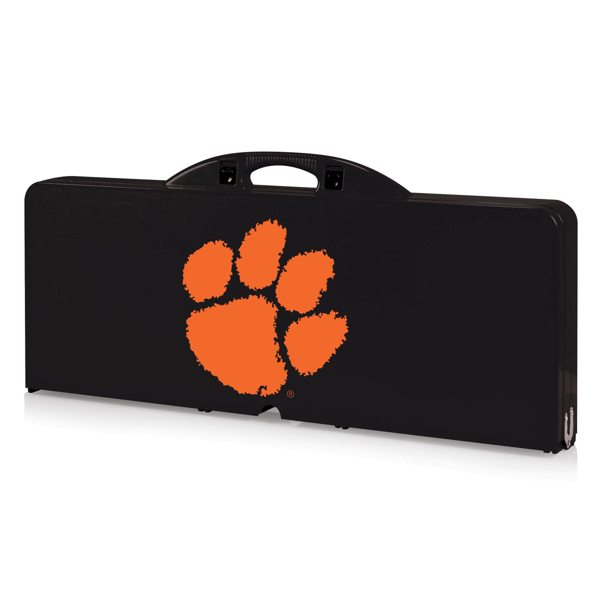 Clemson Tigers - Picnic Table Portable Folding Table with Seats, (Black) | Online Exclusive