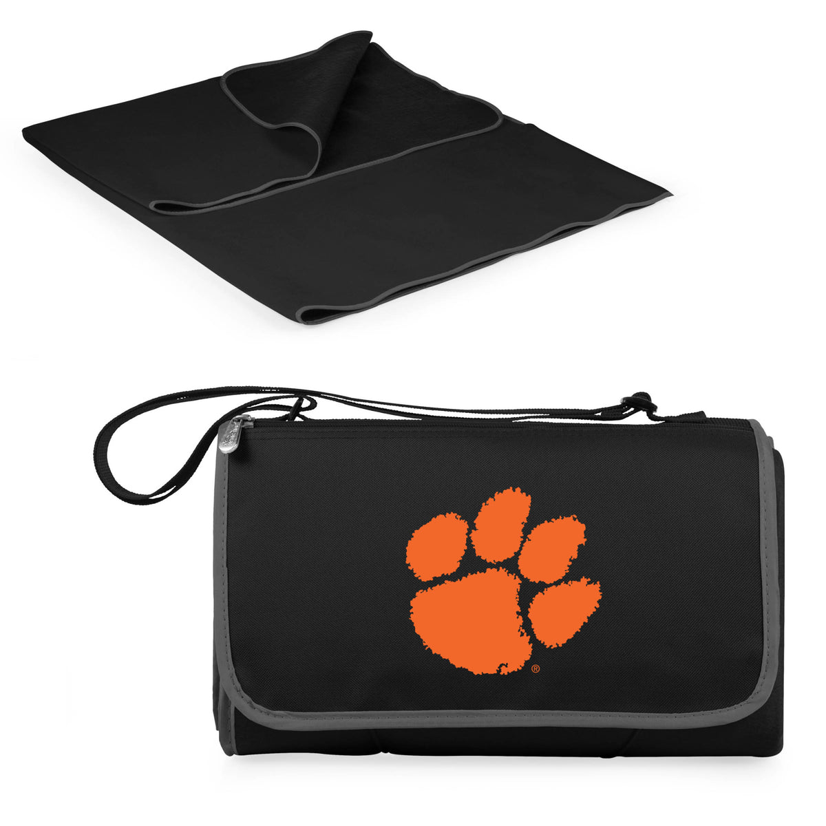 Clemson Tigers - Blanket Tote Outdoor Picnic Blanket, (Black with Black Exterior) | Online Exclusive