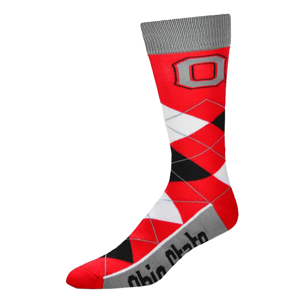 Ohio State Buckeyes - Argyle Lineup Socks