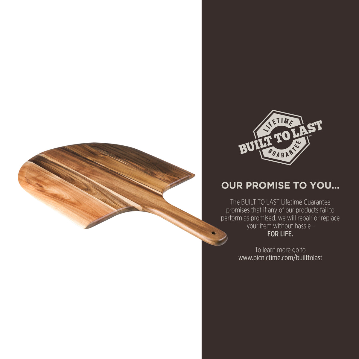 Clemson Tigers - Acacia Pizza Peel Serving Paddle, (Acacia Wood)| Online Exclusive