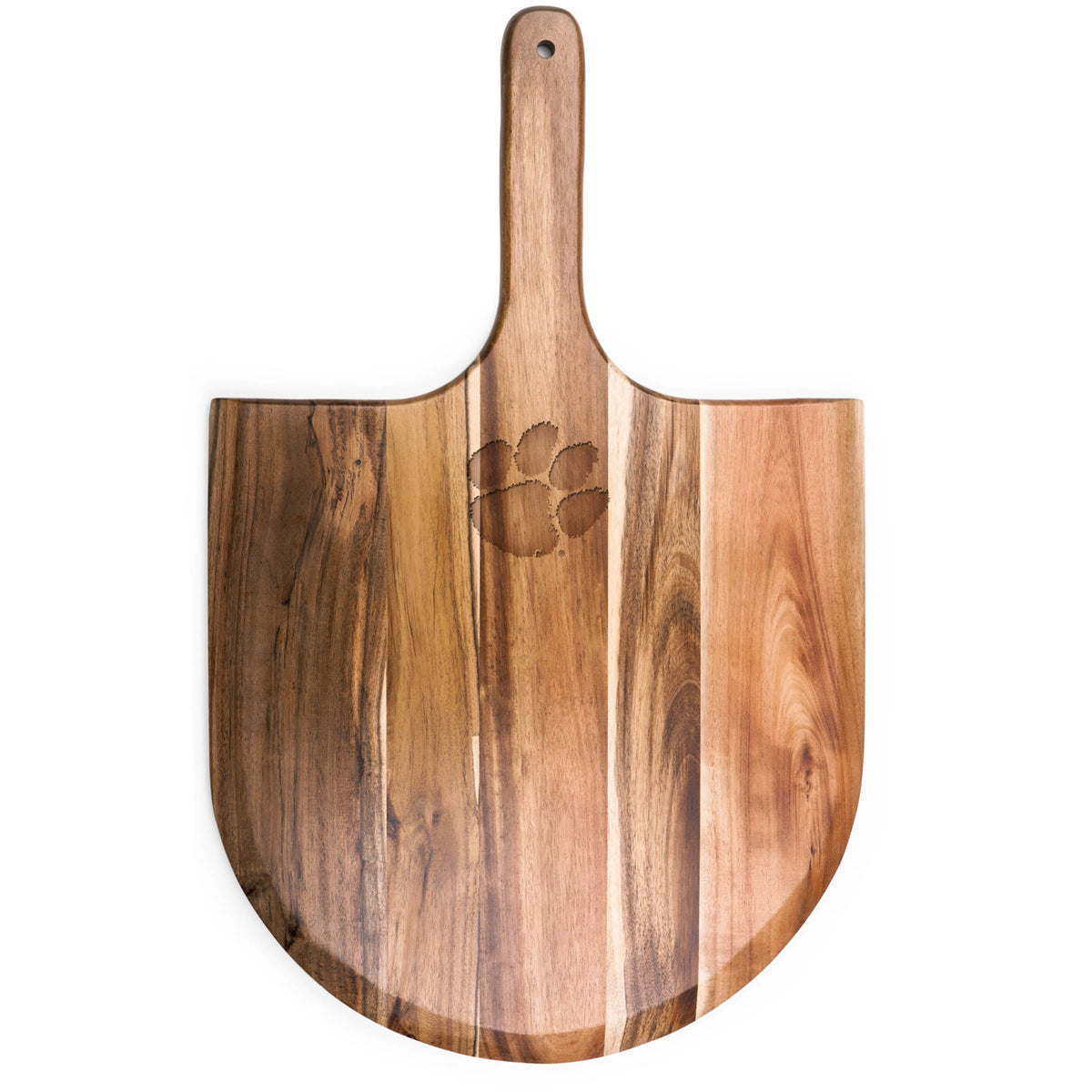 Clemson Tigers - Acacia Pizza Peel Serving Paddle, (Acacia Wood)| Online Exclusive