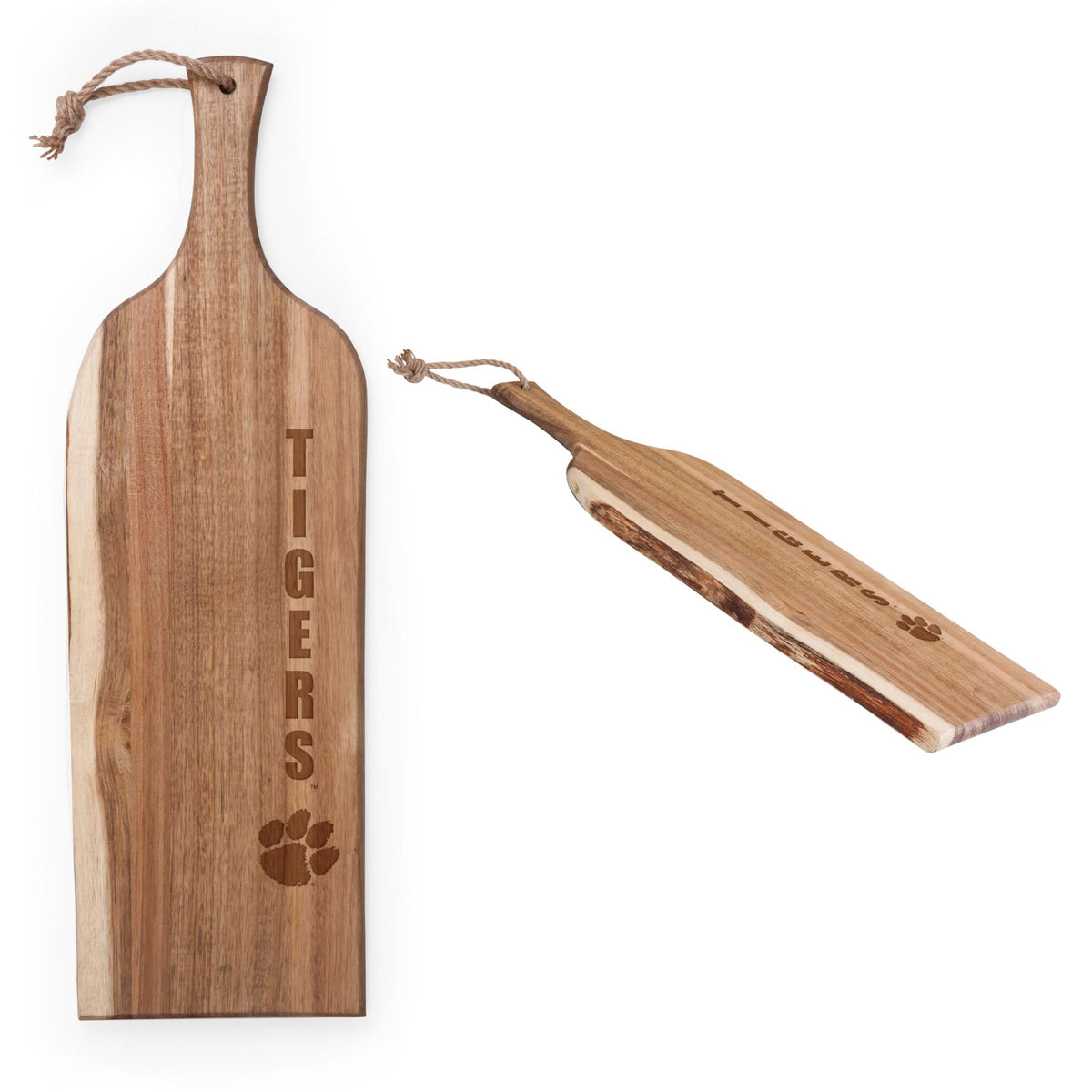 Clemson Tigers - Artisan 24&quot; Acacia Charcuterie Board, (Acacia Wood) | Online Exclusive