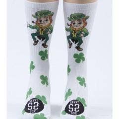 LUCKY CHARM LEPRECHAUN JIG Funny St Patrick&#39;s Day Socks