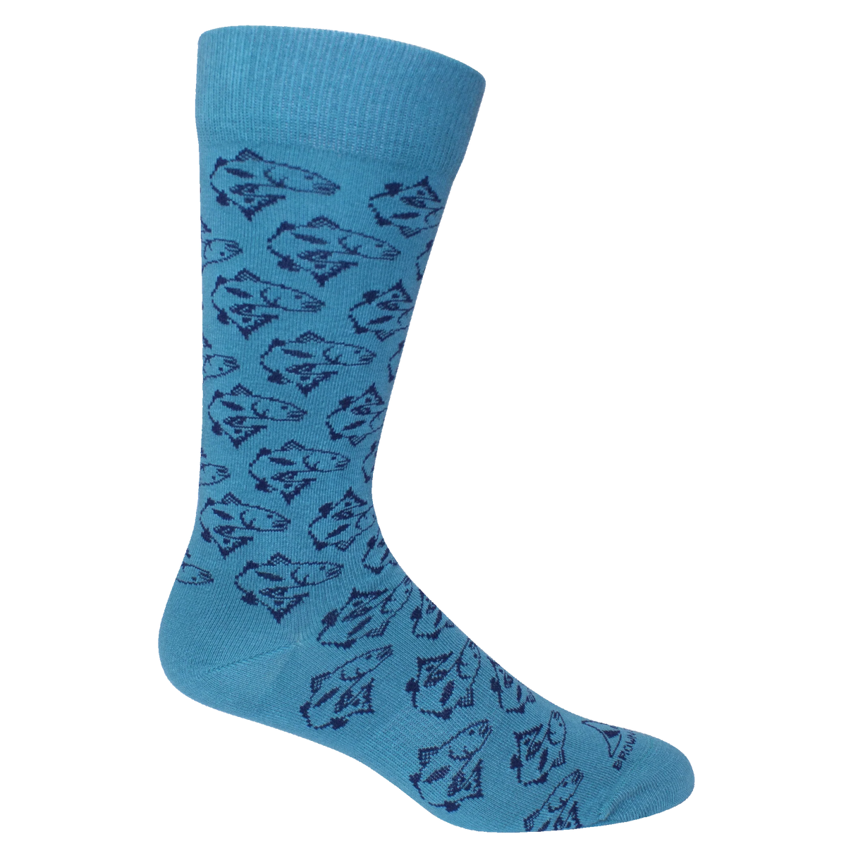 Red Fish (Small) Socks - Teal