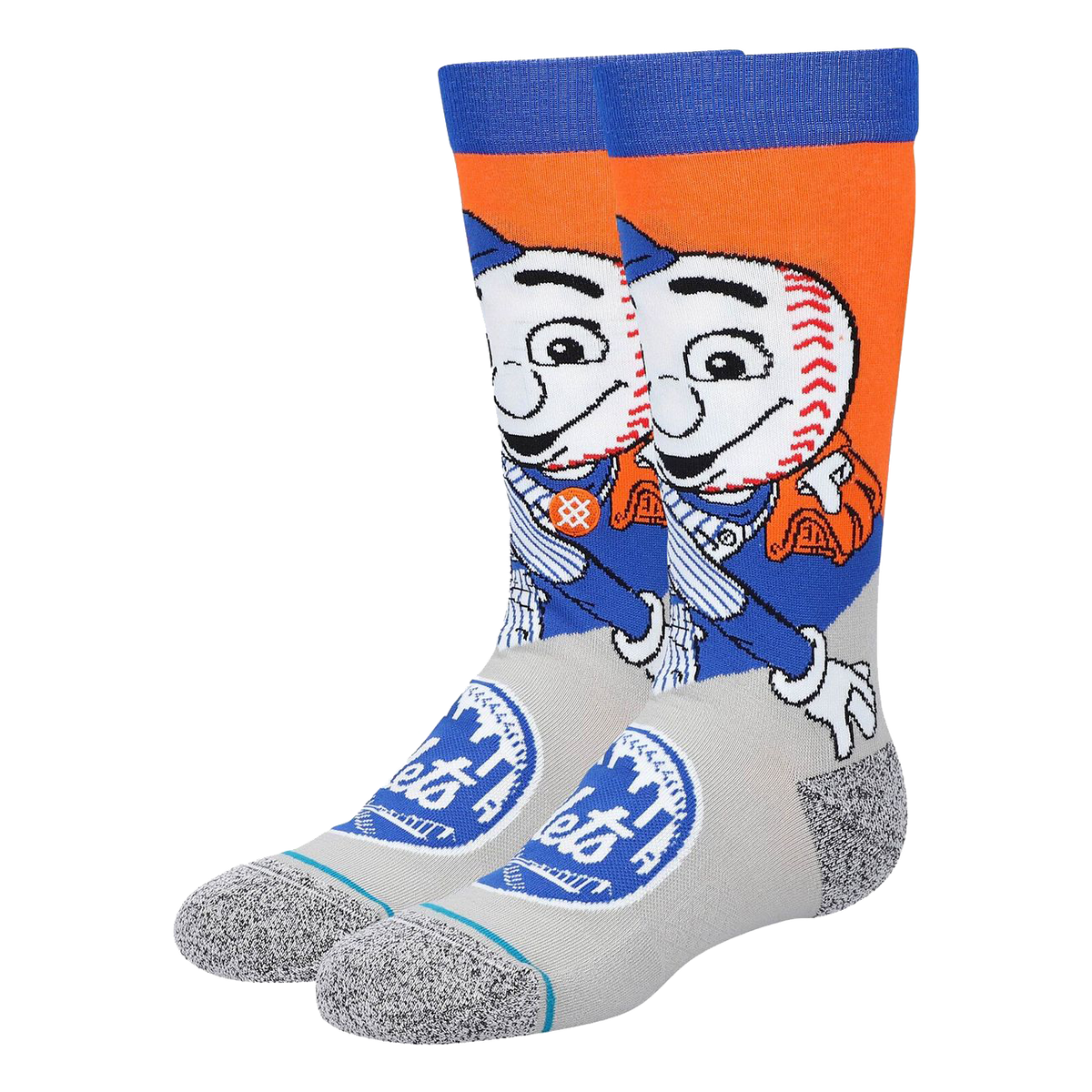 Mets Mascot Crew Socks - Youth Large