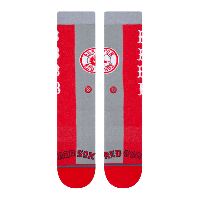 Boston Red Sox Split Crew Socks - Large