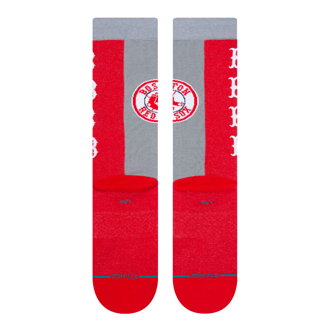 Boston Red Sox Split Crew Socks - Large