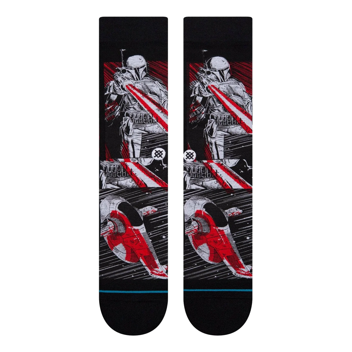 Star Wars Manga Boba Crew Socks - Large