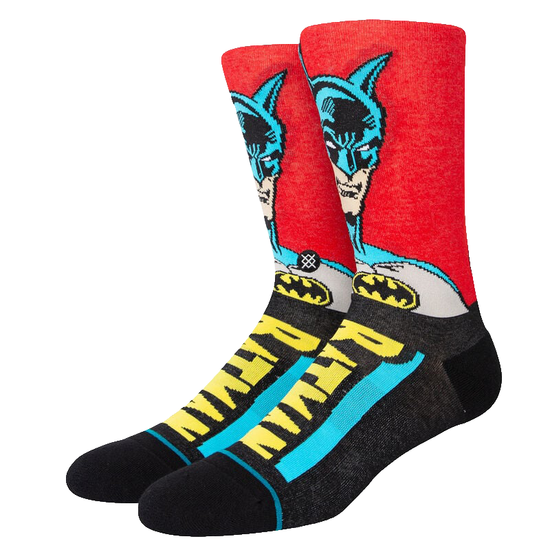 DC Comics Batman X Comic Crew Socks - Large