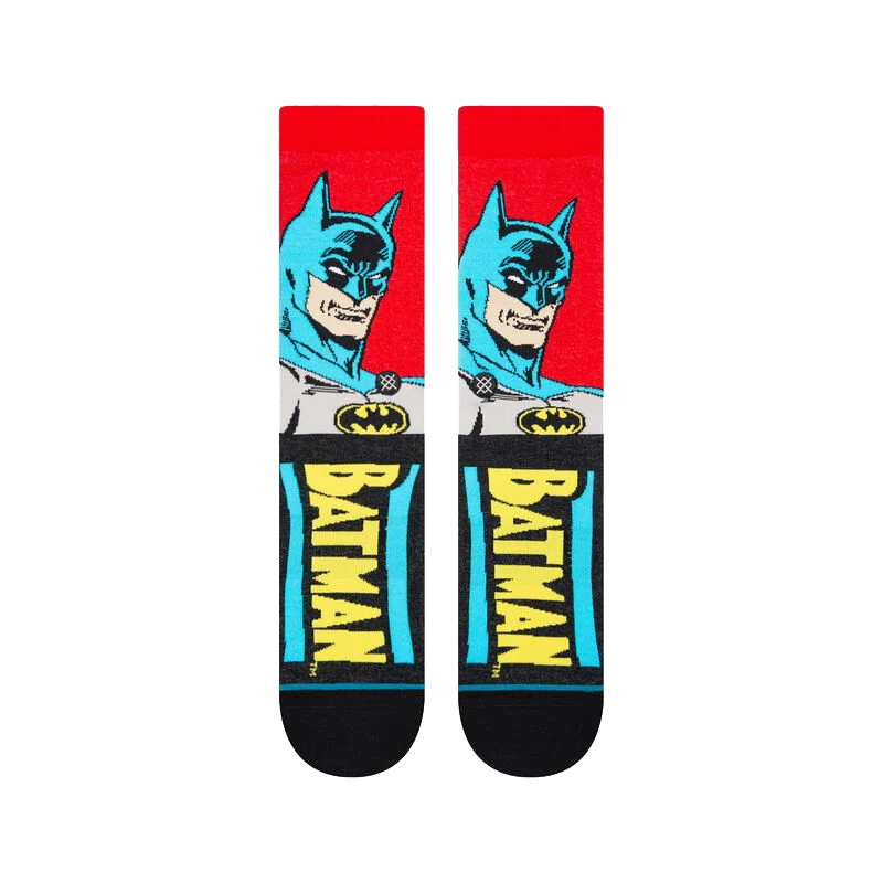 DC Comics Batman X Comic Crew Socks - Large