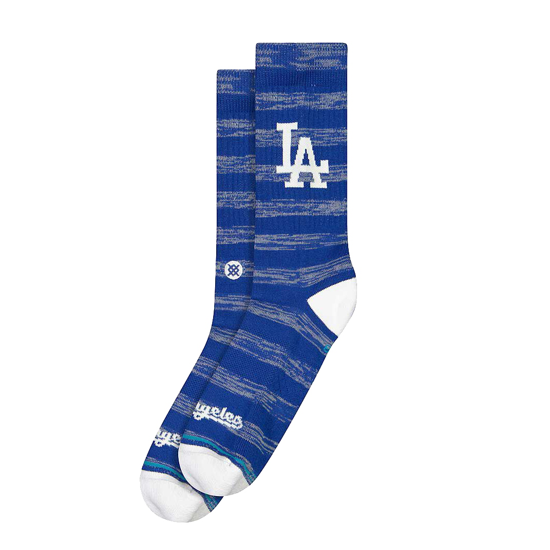 LA Dodgers Twist Crew Socks - Large