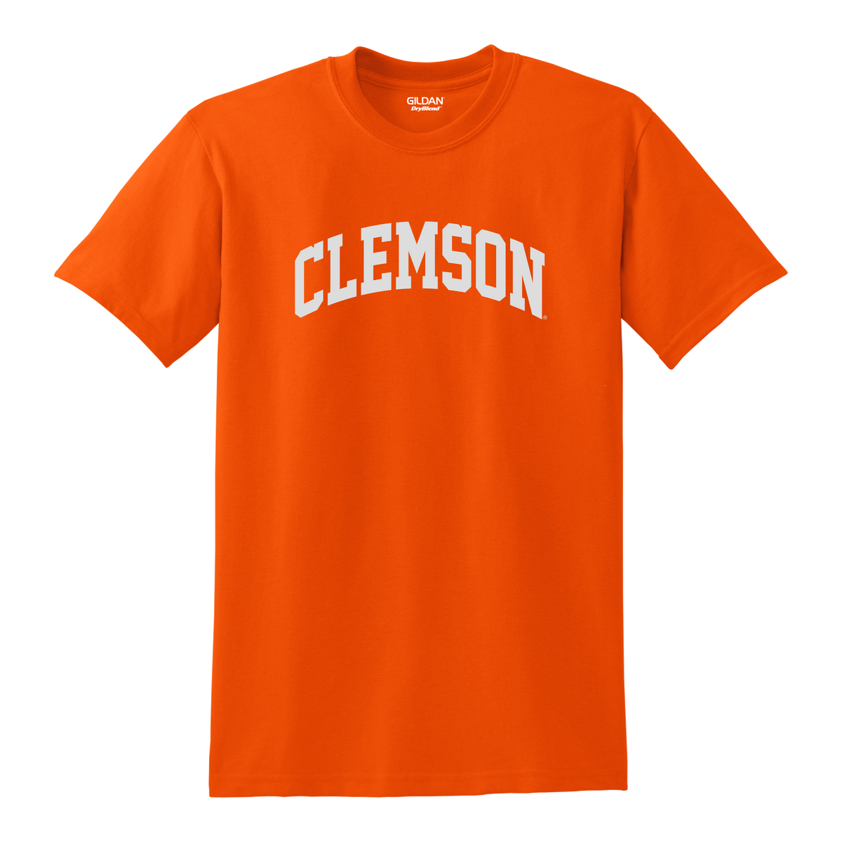 Clemson White Arch Tee | Youth - Orange